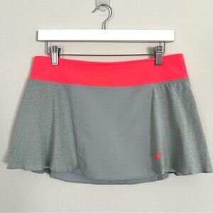 Nike Women's Dri-Fit Premier Maria Tennis Skirt Silver Wing/Hyper Punch, Size M